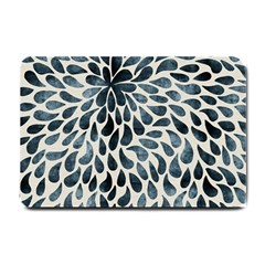 Abstract Flower Petals Floral Small Doormat  by Simbadda