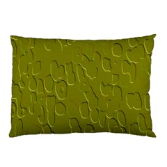 Olive Bubble Wallpaper Background Pillow Case by Simbadda