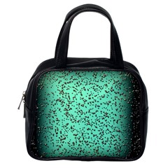 Grunge Rain Frame Classic Handbags (one Side) by Simbadda