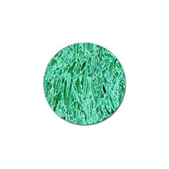 Green Background Pattern Golf Ball Marker (10 Pack) by Simbadda