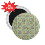 Cute Hamster Pattern 2.25  Magnets (10 pack) 