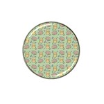Cute Hamster Pattern Hat Clip Ball Marker (4 pack)