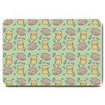 Cute Hamster Pattern Large Doormat 