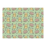 Cute Hamster Pattern Double Sided Flano Blanket (Mini) 