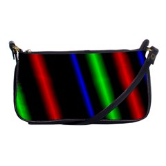 Multi Color Neon Background Shoulder Clutch Bags