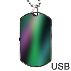 Course Gradient Color Pattern Dog Tag Usb Flash (two Sides) by Simbadda