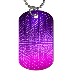 Pattern Light Color Structure Dog Tag (one Side) by Simbadda