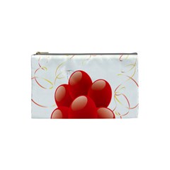 Balloon Partty Red Cosmetic Bag (small)  by Alisyart