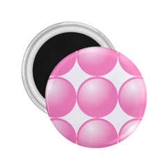 Circle Pink 2 25  Magnets by Alisyart
