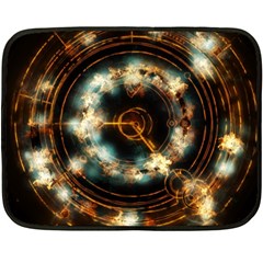 Science Fiction Energy Background Double Sided Fleece Blanket (mini)  by Simbadda