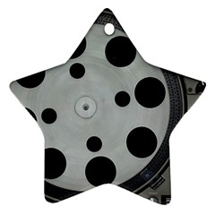 Turntable Record System Tones Star Ornament (two Sides) by Simbadda