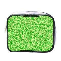 Specktre Triangle Green Mini Toiletries Bags by Alisyart