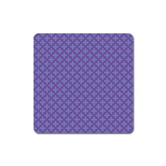 Abstract Purple Pattern Background Square Magnet by TastefulDesigns