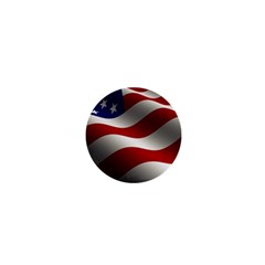 Flag United States Stars Stripes Symbol 1  Mini Buttons by Simbadda