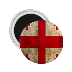 Georgia Flag Mud Texture Pattern Symbol Surface 2 25  Magnets by Simbadda