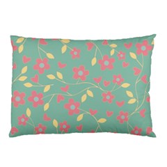 Floral Pattern Pillow Case by Valentinaart