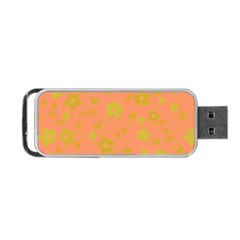 Floral Pattern Portable Usb Flash (two Sides) by Valentinaart