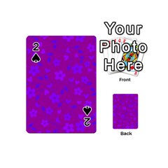 Floral Pattern Playing Cards 54 (mini)  by Valentinaart