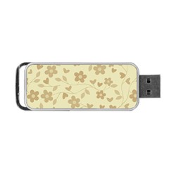 Floral Pattern Portable Usb Flash (one Side) by Valentinaart
