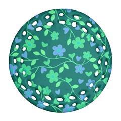 Floral Pattern Ornament (round Filigree) by Valentinaart
