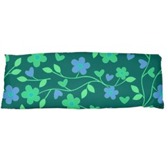Floral Pattern Body Pillow Case Dakimakura (two Sides) by Valentinaart