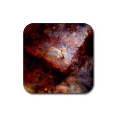 Carina Nebula Rubber Coaster (square)  by SpaceShop