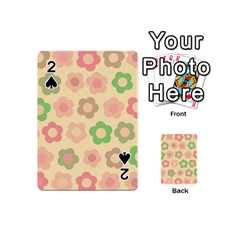 Floral Pattern Playing Cards 54 (mini)  by Valentinaart