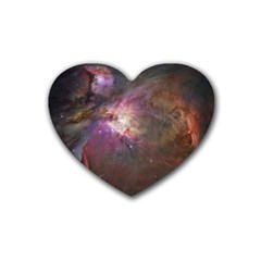 Orion Nebula Heart Coaster (4 Pack)  by SpaceShop