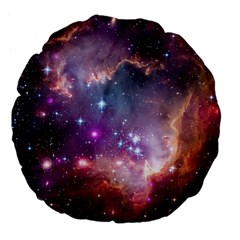 Small Magellanic Cloud Large 18  Premium Flano Round Cushions by SpaceShop