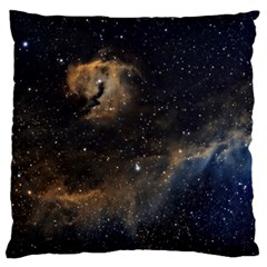 Seagull Nebula Large Flano Cushion Case (one Side) by SpaceShop