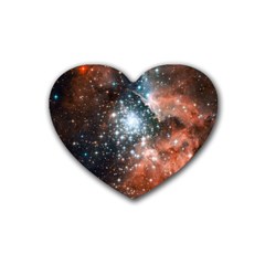 Star Cluster Heart Coaster (4 Pack)  by SpaceShop