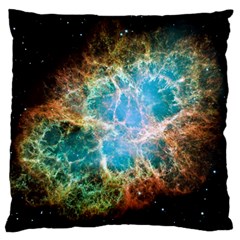 Crab Nebula Standard Flano Cushion Case (one Side) by SpaceShop
