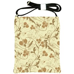 Floral Pattern Shoulder Sling Bags by Valentinaart