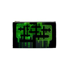 Binary Binary Code Binary System Cosmetic Bag (small)  by Simbadda