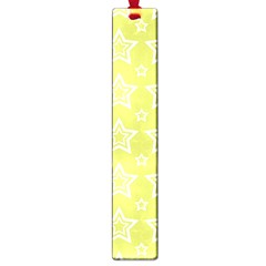 Star Yellow White Line Space Large Book Marks by Alisyart