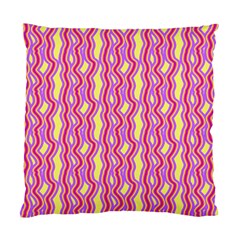 Pink Yelllow Line Light Purple Vertical Standard Cushion Case (one Side) by Alisyart