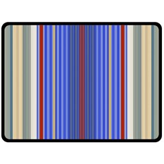 Colorful Stripes Fleece Blanket (large)  by Simbadda