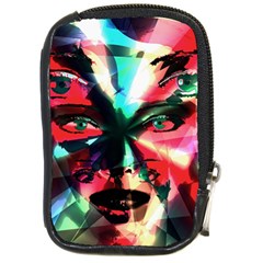Abstract Girl Compact Camera Cases by Valentinaart