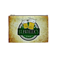 Irish St Patrick S Day Ireland Beer Cosmetic Bag (medium)  by Simbadda