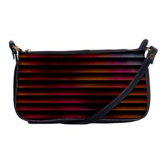 Colorful Venetian Blinds Effect Shoulder Clutch Bags