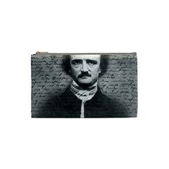 Edgar Allan Poe  Cosmetic Bag (small)  by Valentinaart