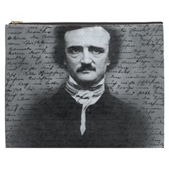 Edgar Allan Poe  Cosmetic Bag (xxxl)  by Valentinaart