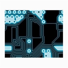 A Completely Seamless Background Design Circuitry Small Glasses Cloth (2-side) by Amaryn4rt