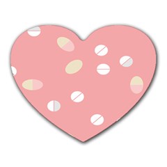 Drug Pink Heart Mousepads by Alisyart