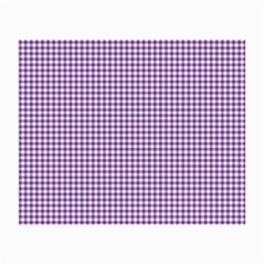 Purple Tablecloth Plaid Line Small Glasses Cloth (2-side) by Alisyart