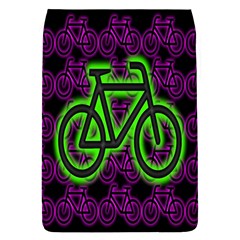 Bike Graphic Neon Colors Pink Purple Green Bicycle Light Flap Covers (l)  by Alisyart