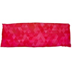 Abstract Red Octagon Polygonal Texture Body Pillow Case (dakimakura) by TastefulDesigns