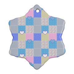 Patchwork Ornament (snowflake) by Valentinaart