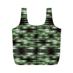 Stripes Camo Pattern Print Full Print Recycle Bags (m)  by dflcprints