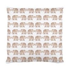 Indian Elephant Standard Cushion Case (one Side) by Valentinaart